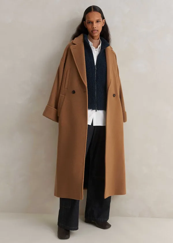 ME+EM Teddy Merino Boucl Zip Vest | Women Vests