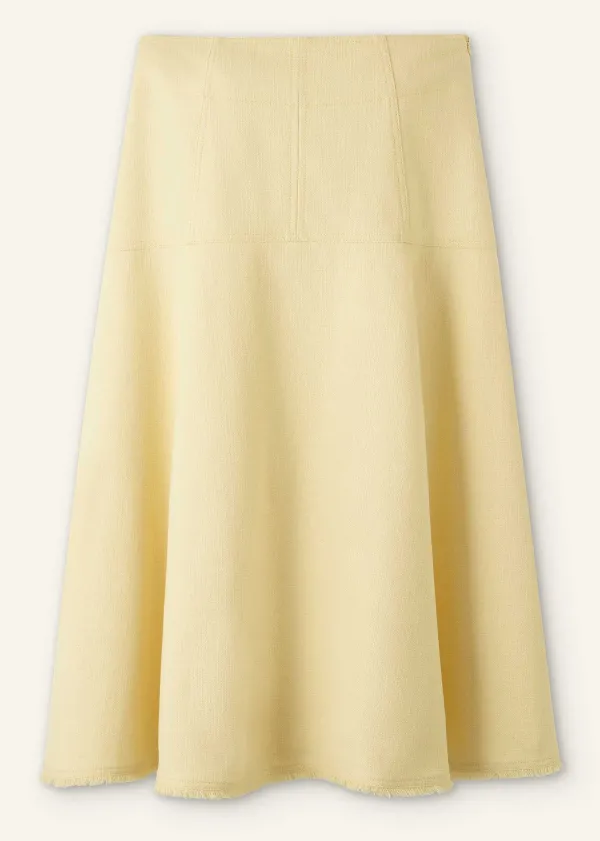 ME+EM Textured Cotton-Blend Skirt | Women Skirts