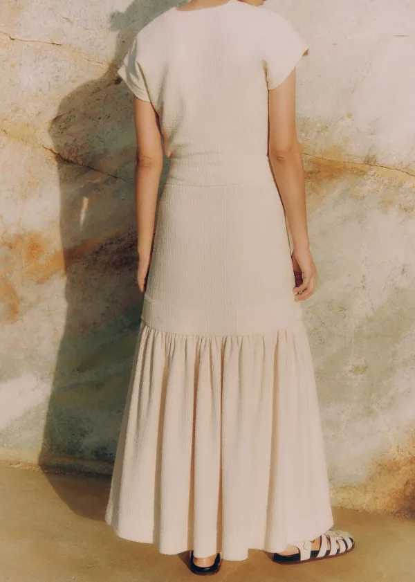 ME+EM Textured High-Waisted Maxi Skirt Co-Ord | Women Suits And Co-Ords