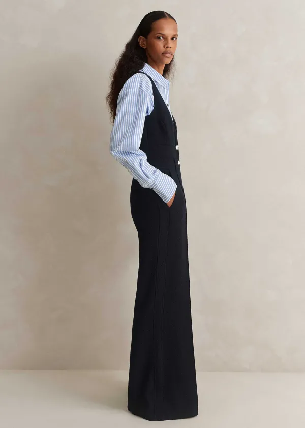 textured_low_v_wideleg_jumpsuit_3.webp ME+EM Textured Low V Wide-Leg Jumpsuit | Women Jumpsuits