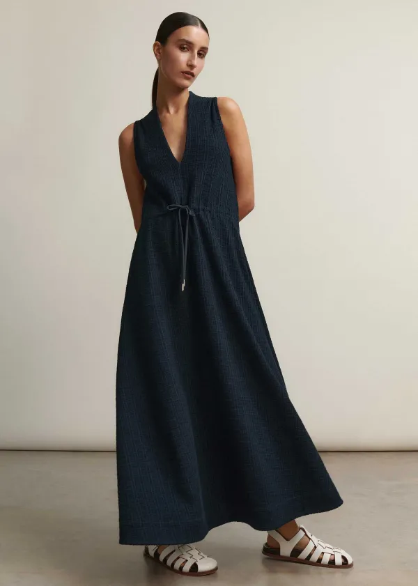 ME+EM Textured Maxi Dress | Women Maxi Dresses