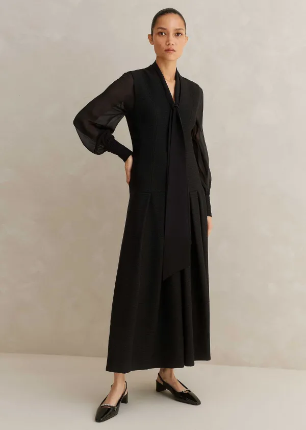 textured_midi_dress__belt_3.webp ME+EM Textured Midi Dress + Belt | Women Midi Dresses