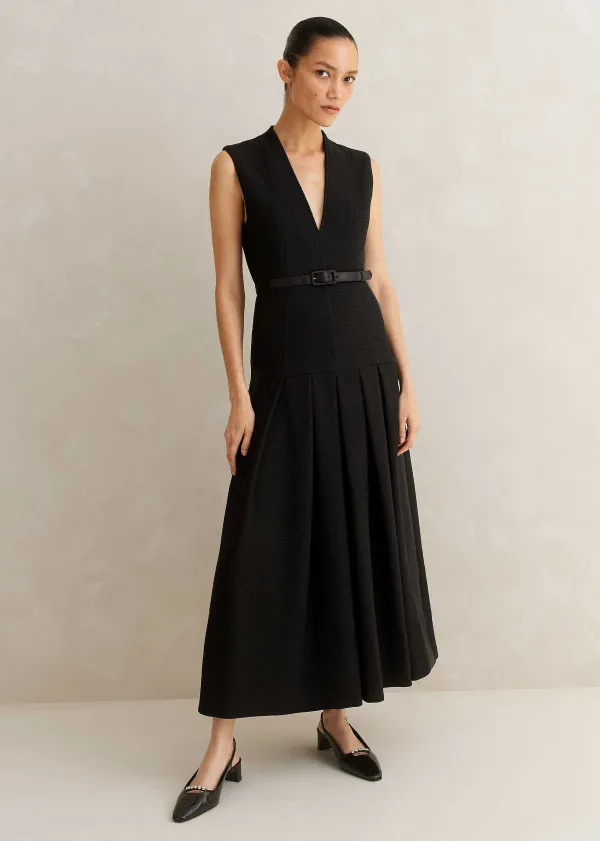 textured_midi_dress__belt_4.webp ME+EM Textured Midi Dress + Belt | Women Midi Dresses