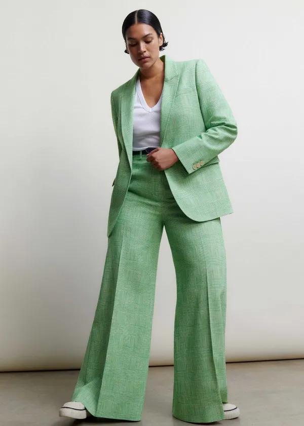 ME+EM Textured Prince Of Wales Check Suit | Women Suits And Co-Ords