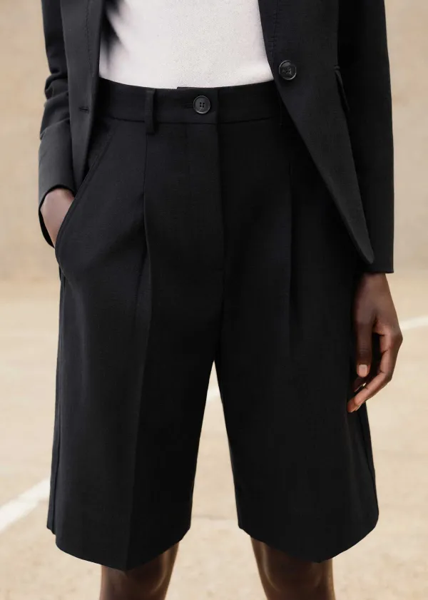 ME+EM Textured Tailored Short Suit | Women Suits And Co-Ords