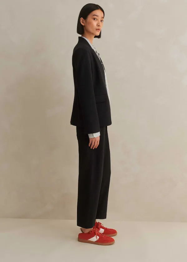ME+EM Textured Tailoring Tapered Trouser Suit | Women Suits And Co-Ords