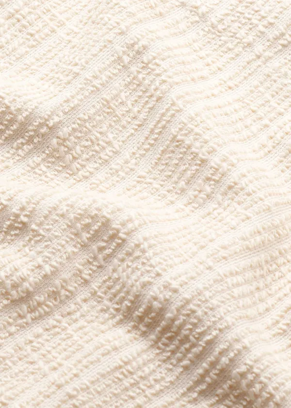 ME+EM Textured V-Neck Top | Women T-Shirts