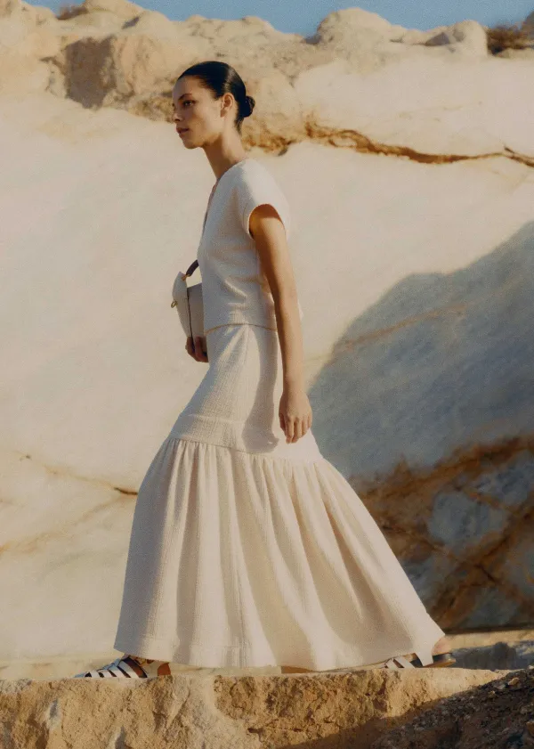 textured_vneck_top_2.webp ME+EM Textured V-Neck Top | Women T-Shirts