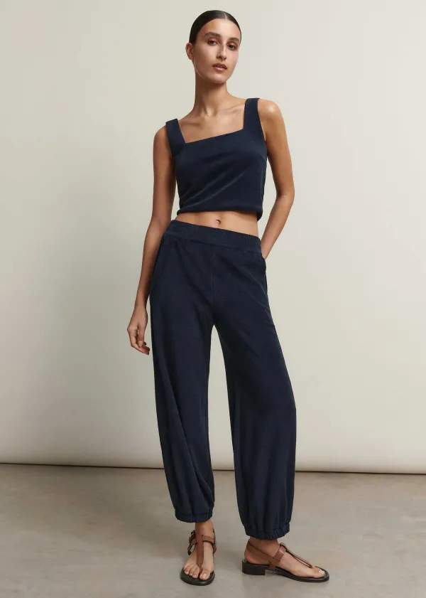 ME+EM Towelling Jogger + Bralette Co-Ord | Women Suits And Co-Ords