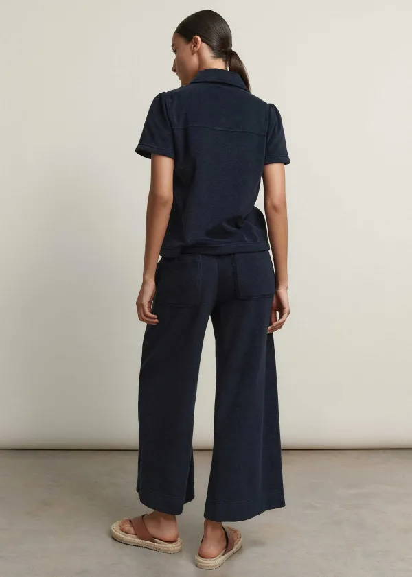 towelling_polo_top__trouser_coord_2.webp ME+EM Towelling Polo Top + Trouser Co-Ord | Women Suits And Co-Ords