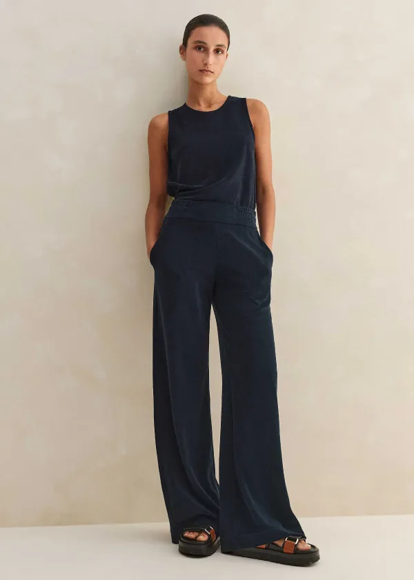 ME+EM Towelling Wide-Leg Trouser | Women Wide-Leg Trousers