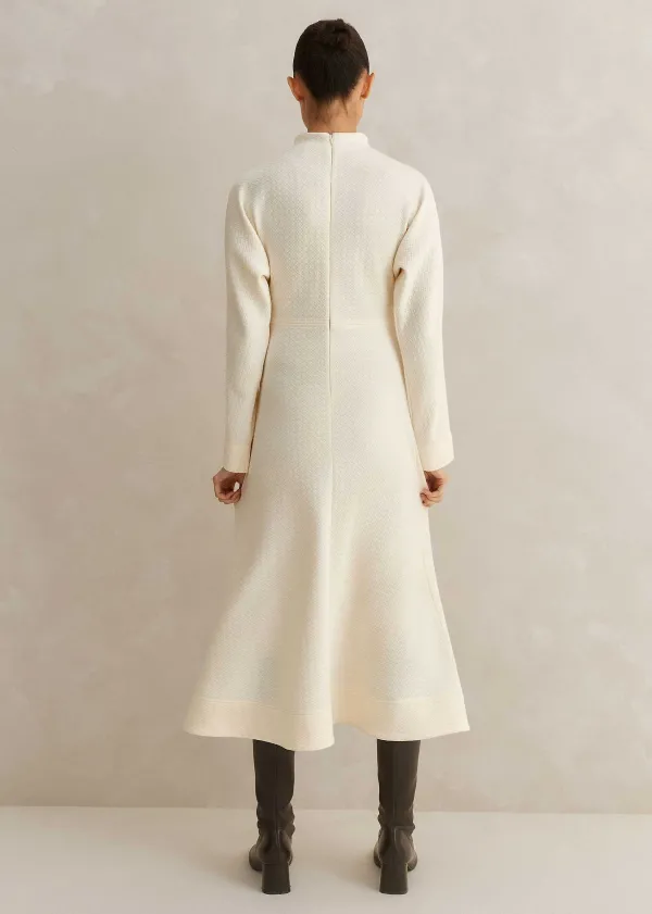 ME+EM Travel Tailoring Batwing Sleeve Midi Dress | Women Midi Dresses