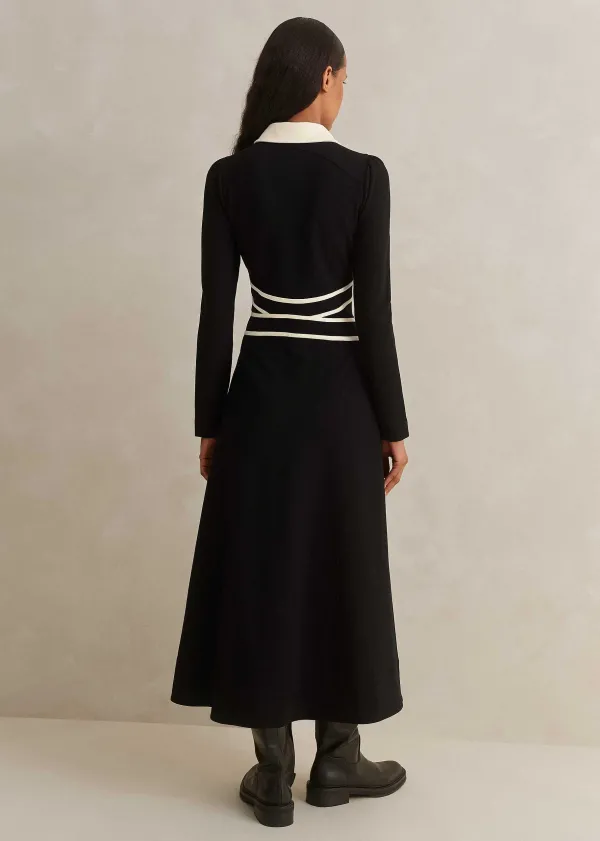 travel_tailoring_contrast_detail_maxi_dress_3.webp ME+EM Travel Tailoring Contrast Detail Maxi Dress | Women Maxi Dresses