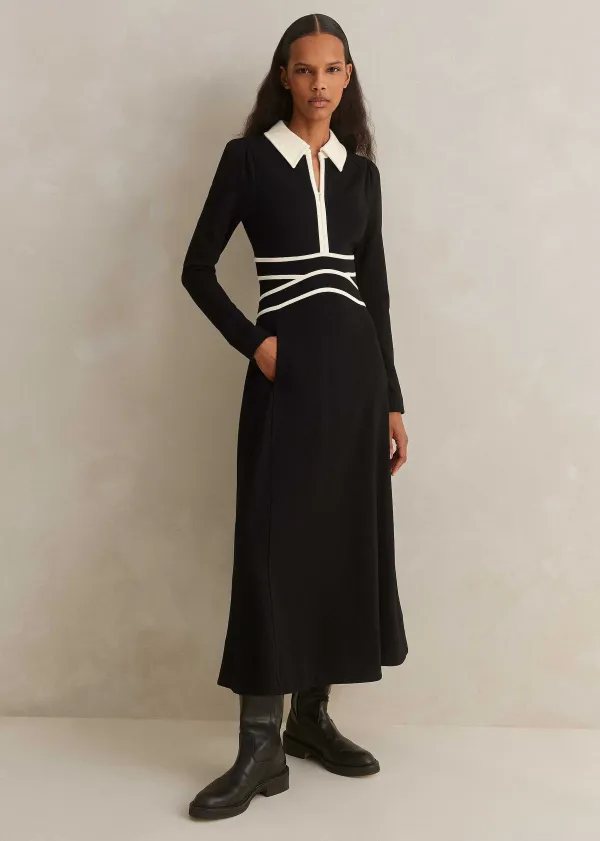 travel_tailoring_contrast_detail_maxi_dress_4.webp ME+EM Travel Tailoring Contrast Detail Maxi Dress | Women Maxi Dresses