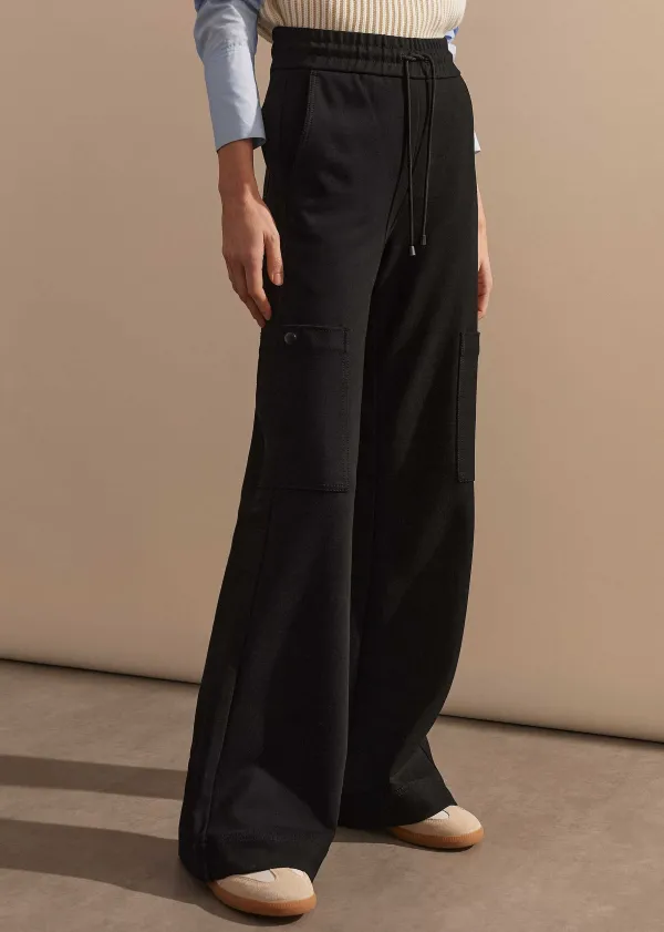 ME+EM Travel Tailoring Flared Cargo Trouser | Women Cargo Trousers