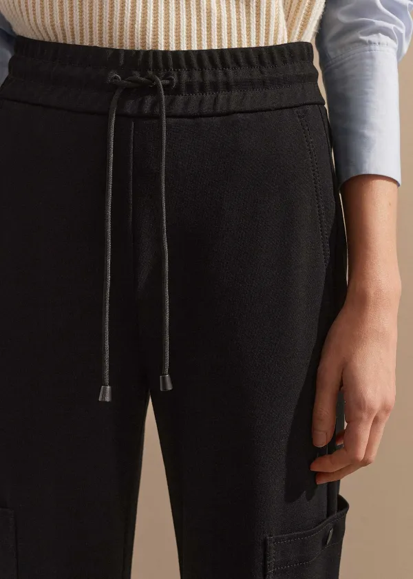 travel_tailoring_flared_cargo_trouser_4.webp ME+EM Travel Tailoring Flared Cargo Trouser | Women Cargo Trousers