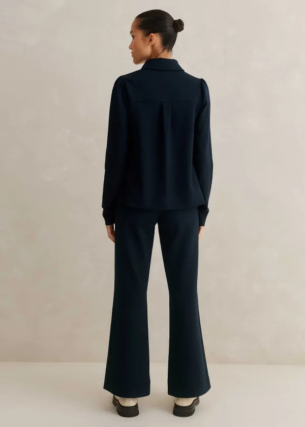 ME+EM Travel Tailoring Kick Flare Trouser + Swing Top Co-Ord | Women Suits And Co-Ords