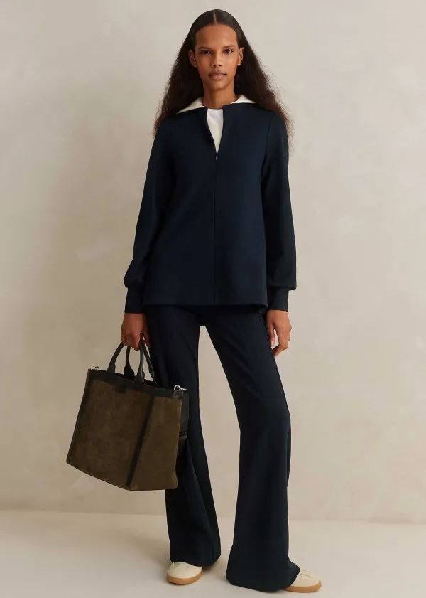 ME+EM Travel Tailoring Kick-Flare Trouser Co-Ord | Women Suits And Co-Ords