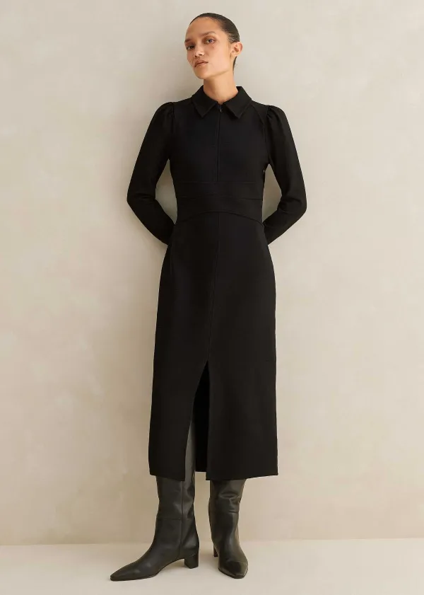 travel_tailoring_midi_shirt_dress_2.webp ME+EM Travel Tailoring Midi Shirt Dress | Women Midi Dresses