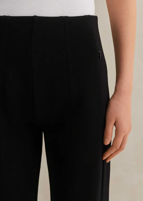 ME+EM Travel Tailoring Pull On Slim Crop Trouser | Women Slim Trousers
