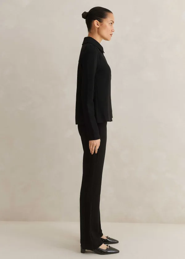 travel_tailoring_slim_flare_trouser_coord_2.webp ME+EM Travel Tailoring Slim Flare Trouser Co-Ord | Women Suits And Co-Ords