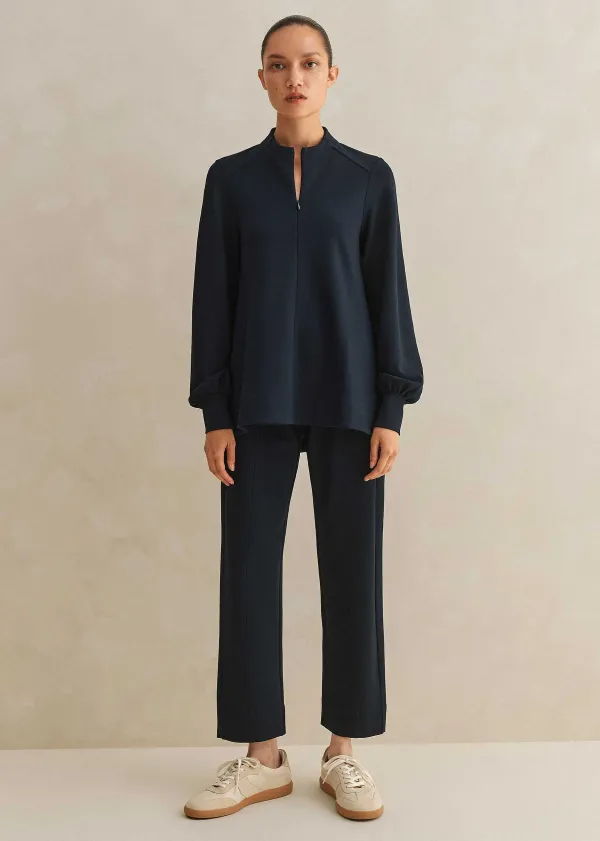 ME+EM Travel Tailoring Slim-Crop Trouser Co-Ord | Women Suits And Co-Ords
