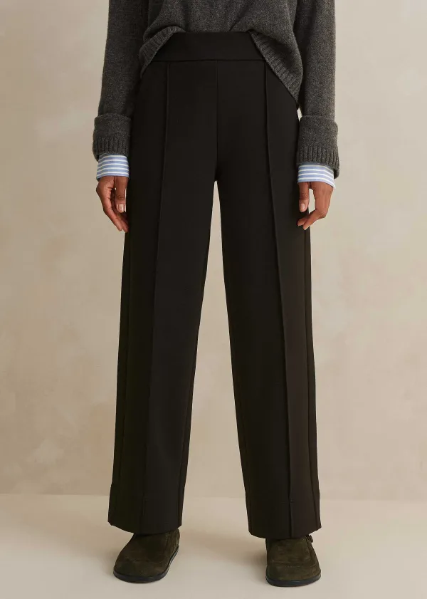 travel_tailoring_turnup_straight_leg_trouser_2.webp ME+EM Travel Tailoring Turn-Up Straight Leg Trouser | Women Slim Trousers
