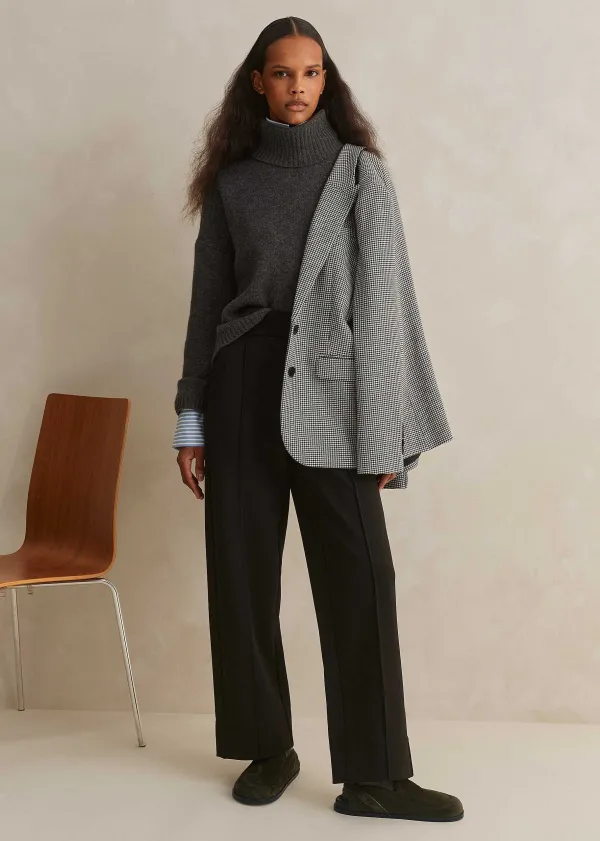 travel_tailoring_turnup_straight_leg_trouser_5.webp ME+EM Travel Tailoring Turn-Up Straight Leg Trouser | Women Slim Trousers