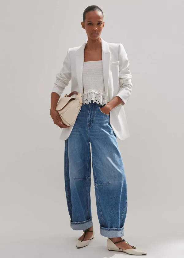 ME+EM Tux Bracelet Sleeve Blazer | Women Blazers