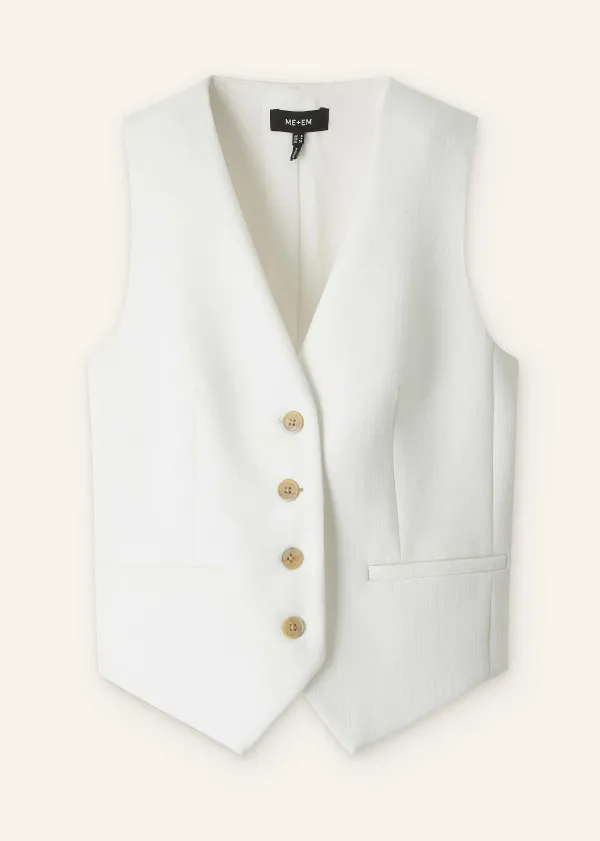 ME+EM Tux Waistcoat | Women Blazers