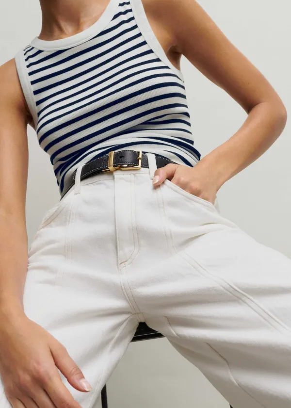 ultimate_crew_neck_stripe_vest_4.webp ME+EM Ultimate Crew Neck Stripe Vest | Women T-Shirts