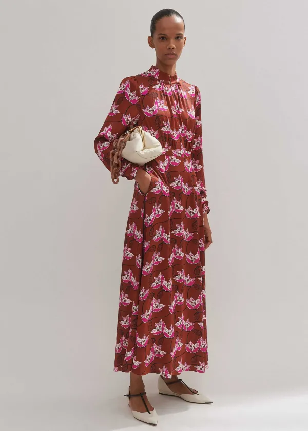 waterlily_print_maxi_dress__belt_2.webp ME+EM Waterlily Print Maxi Dress + Belt | Women Maxi Dresses