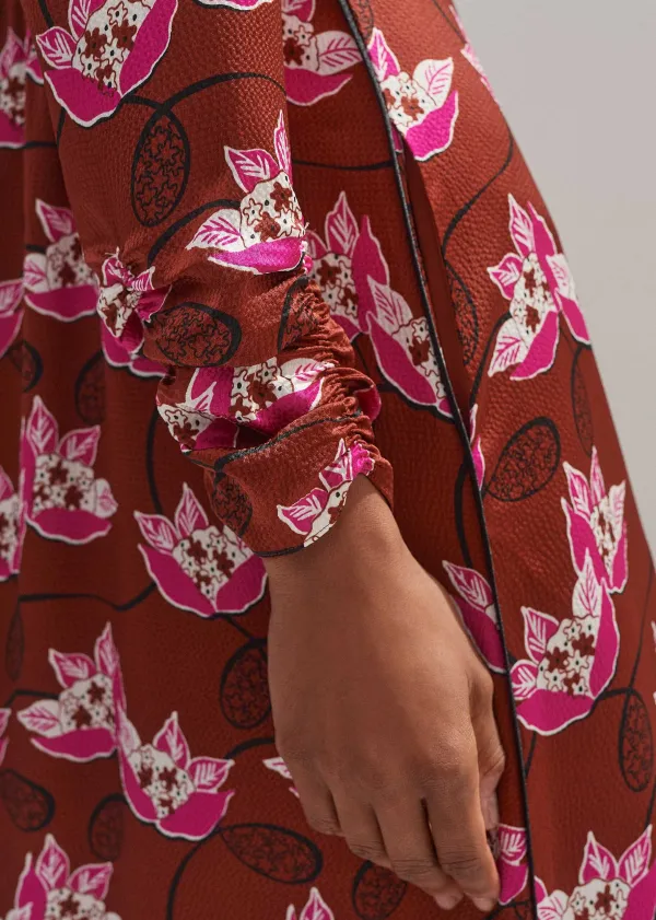 waterlily_print_maxi_dress__belt_3.webp ME+EM Waterlily Print Maxi Dress + Belt | Women Maxi Dresses