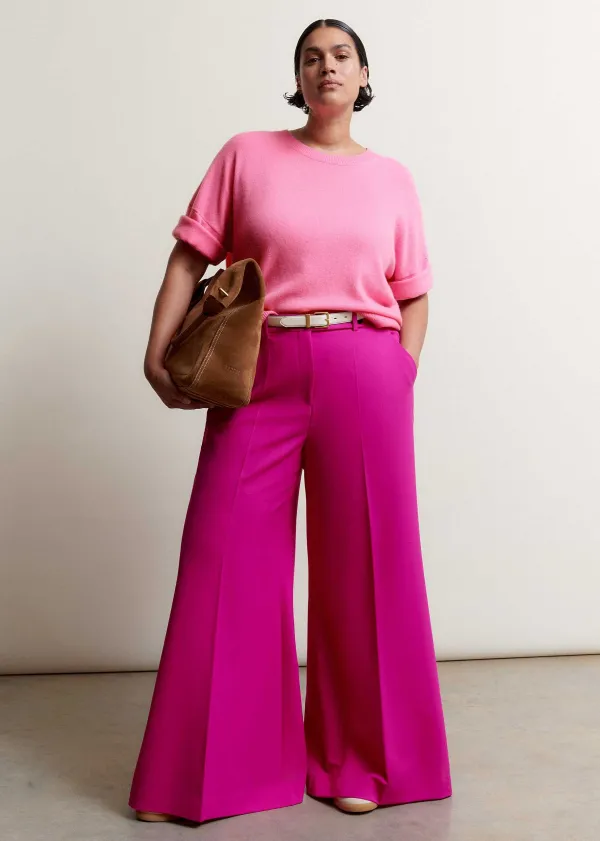 ME+EM Wide-Leg Flare Trouser | Women Wide-Leg Trousers